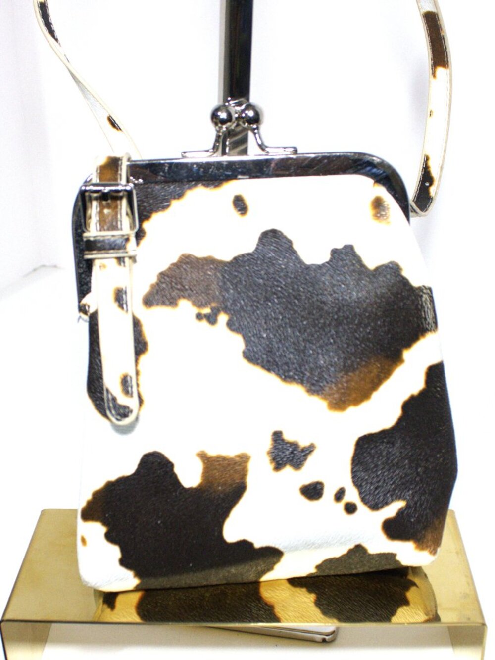 Kina&Tam, The Moo Bag, Crossbody with Silver Hardware